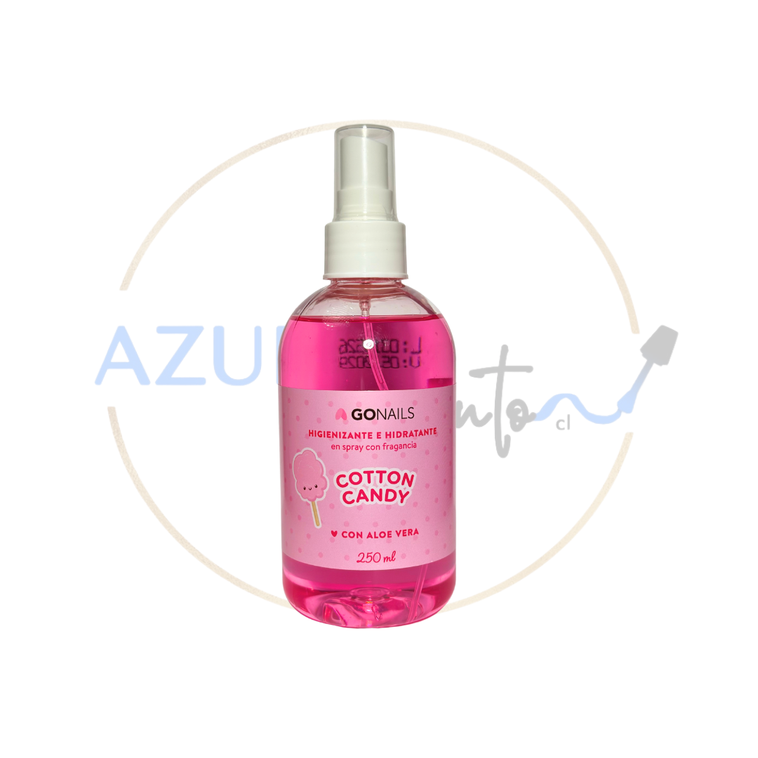 Higienizante e Hidratante de Manos y Pies Cotton Candy 230ml Gonails
