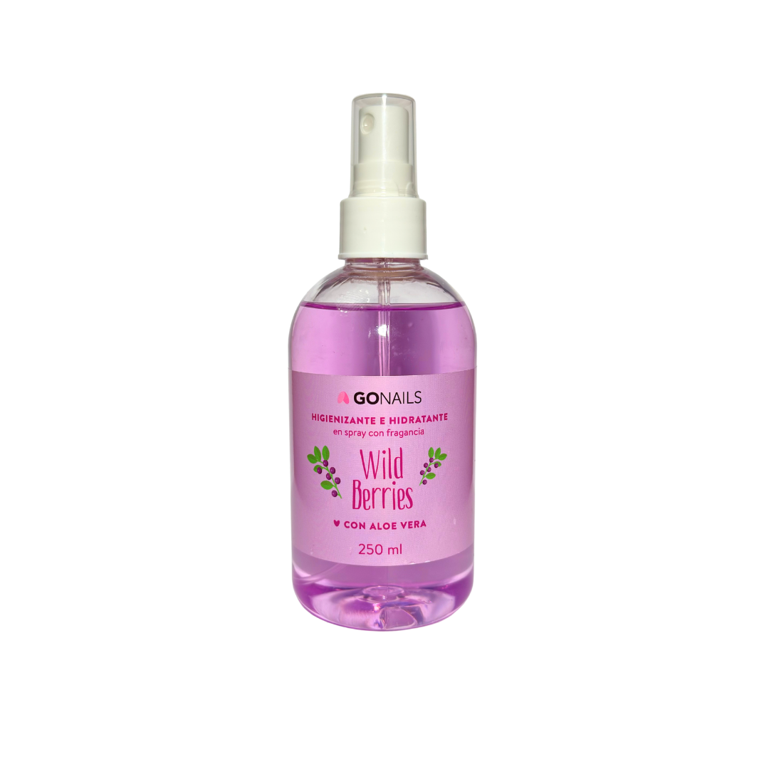 Higienizante e Hidratante de Manos y Pies Wild Berries 230ml Gonails