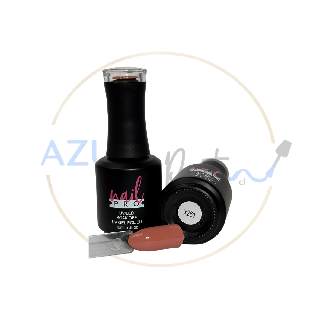 Esmalte Permanente #X261 nude rose Nail Pro 15ml