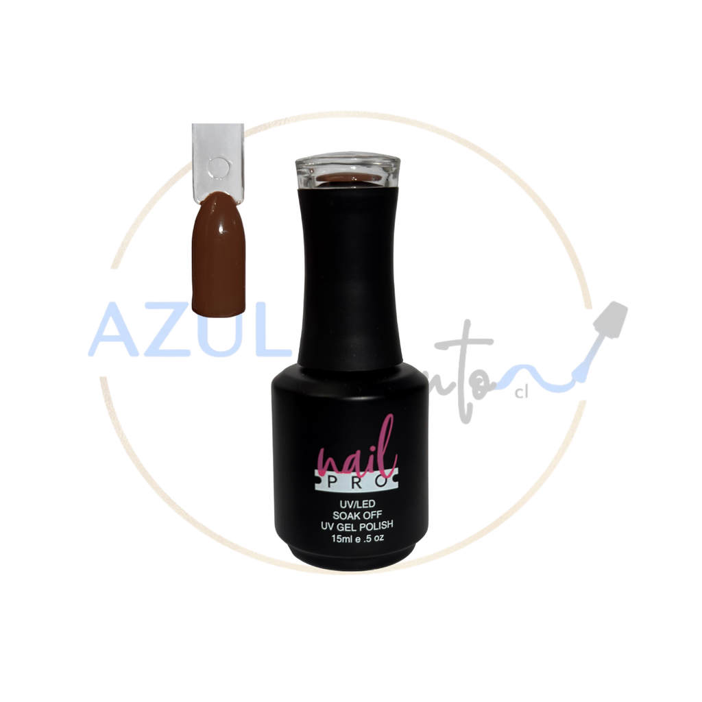 Esmalte Permanente #X264 taupe brown Nail Pro 15ml