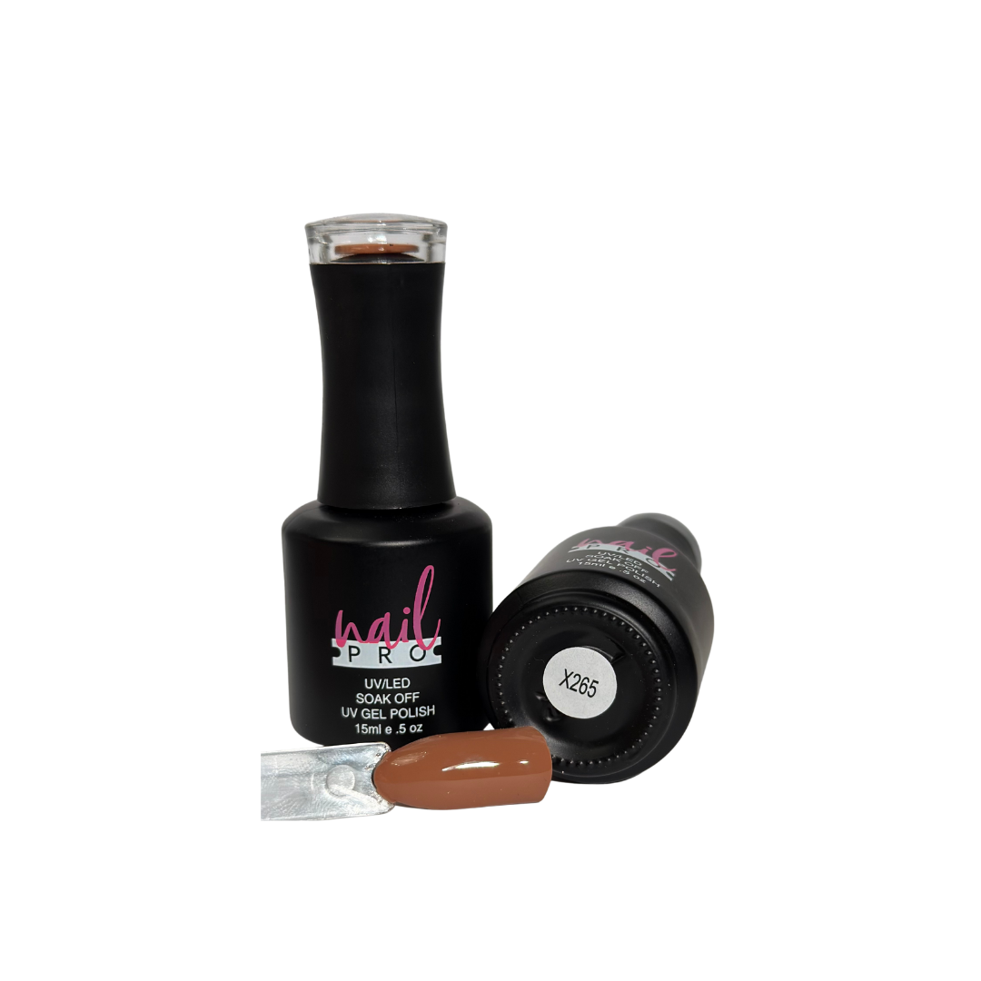 Esmalte Permanente #X265 beige cream Nail Pro 15ml