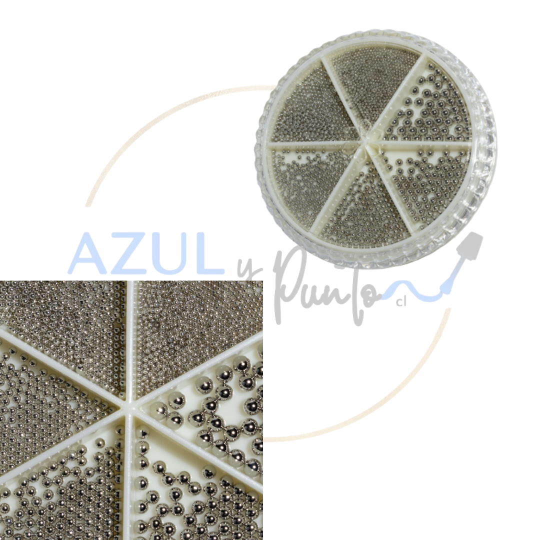Caviar/Buliones Plateado oscuro Cherimoya
