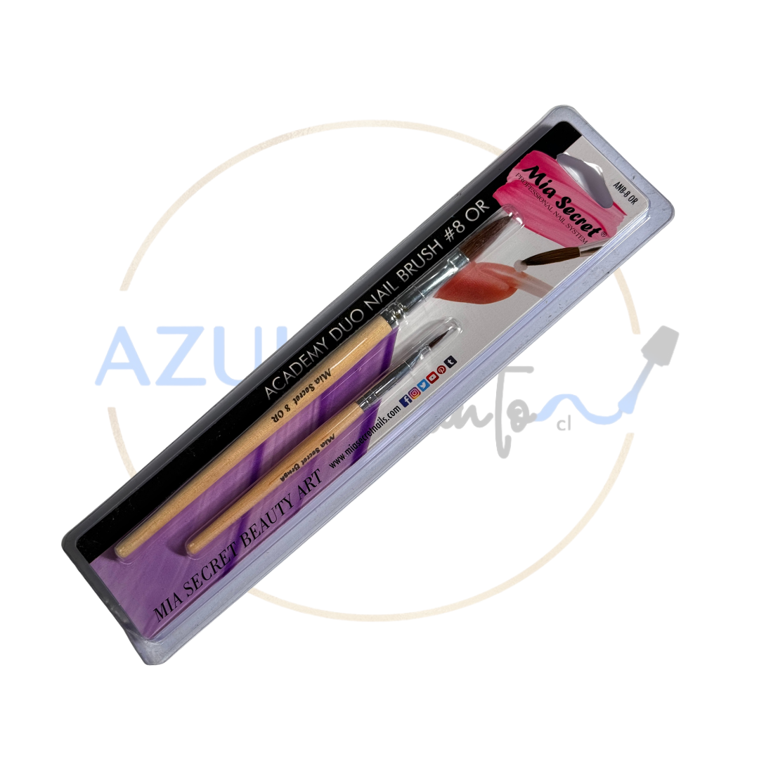 Pinceles de uñas Academy duo 8OR