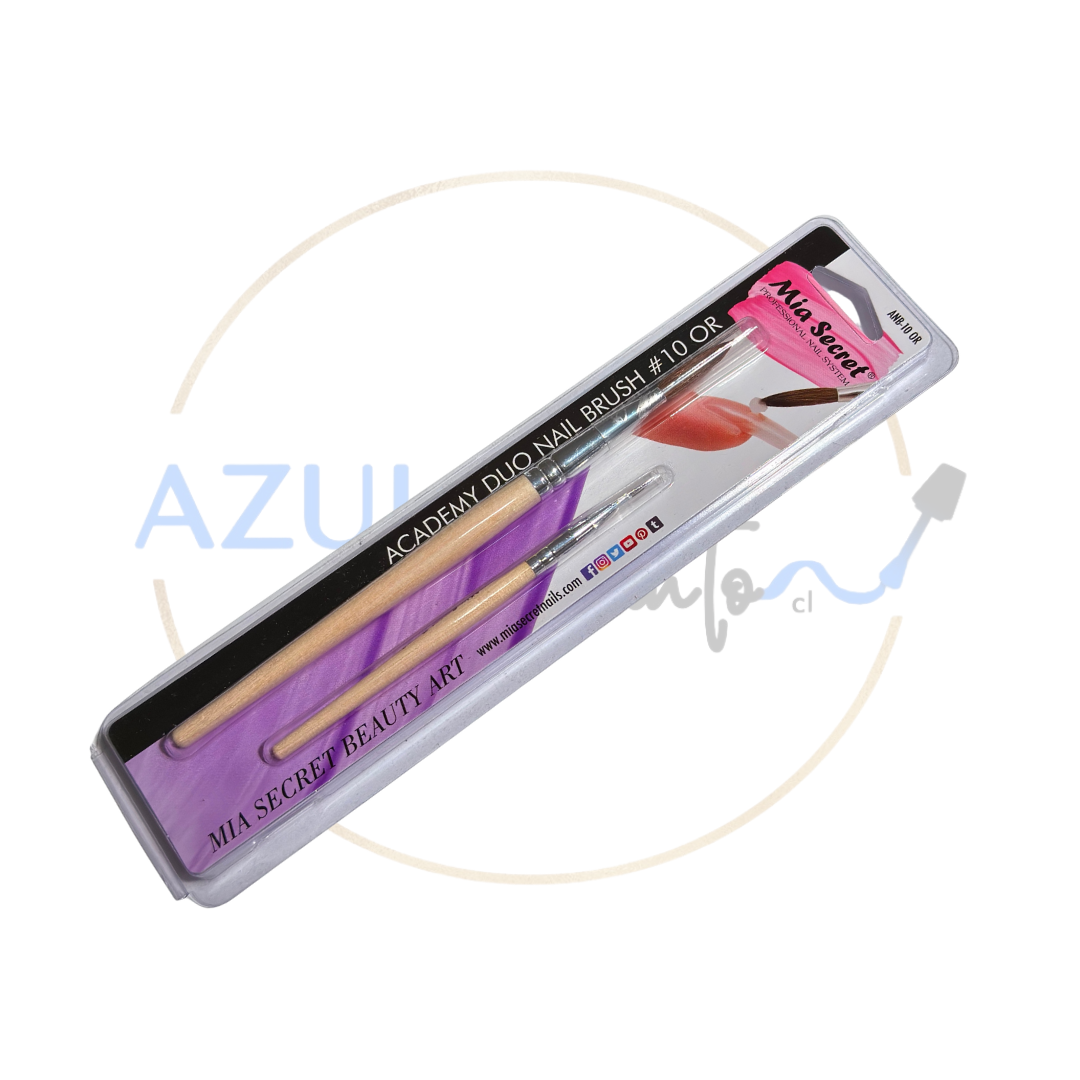 Pinceles de uñas Academy duo 10OR