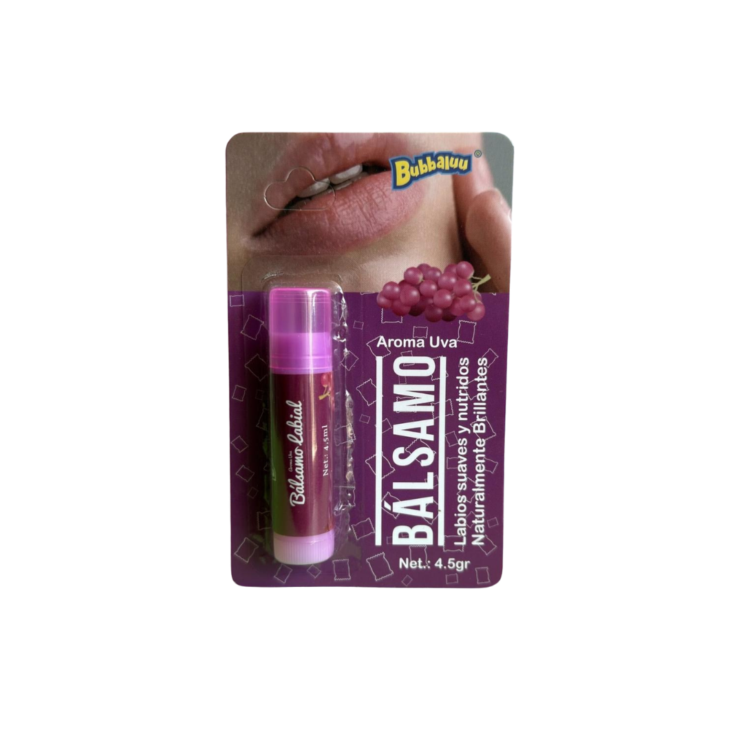 Balsamo Labial Uva Bubbaluu 4.5gr