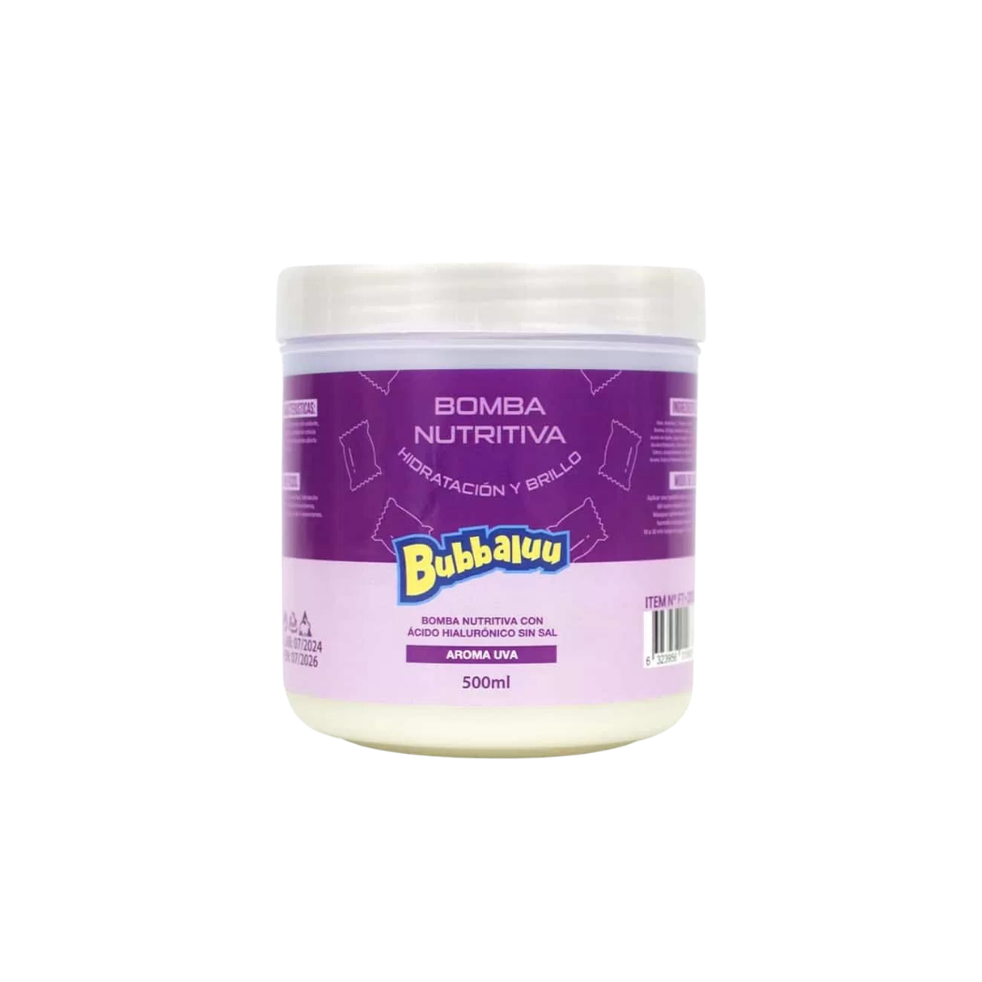 Bomba Nutritiva Capilar Bubbaluu Uva 500ml