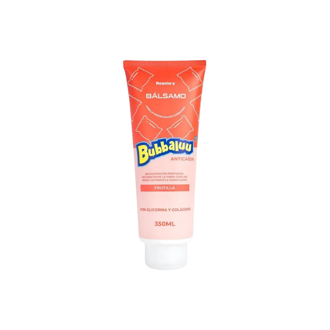 Bálsamo Capilar Bubbaluu Frutilla 350ml