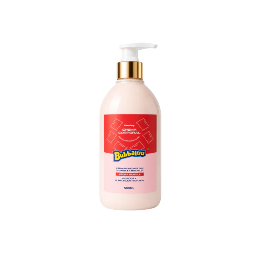 Crema Frutilla Bubbaluu 500ml