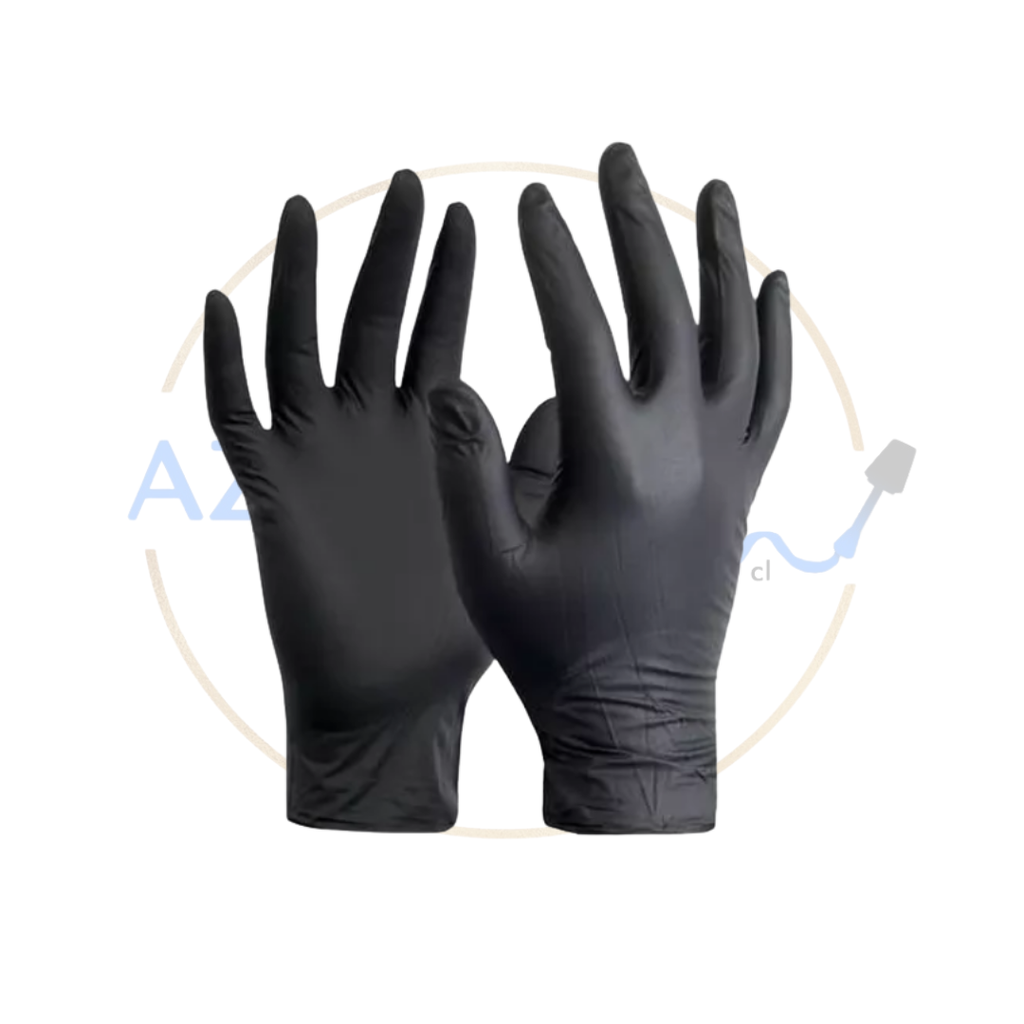 Guantes Nitrilo Negros Talla L
