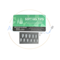 Tips Soft Gel Box Medium Almond (limado) 550unid
