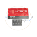 Tips Soft Gel Box Short Oval (limado)