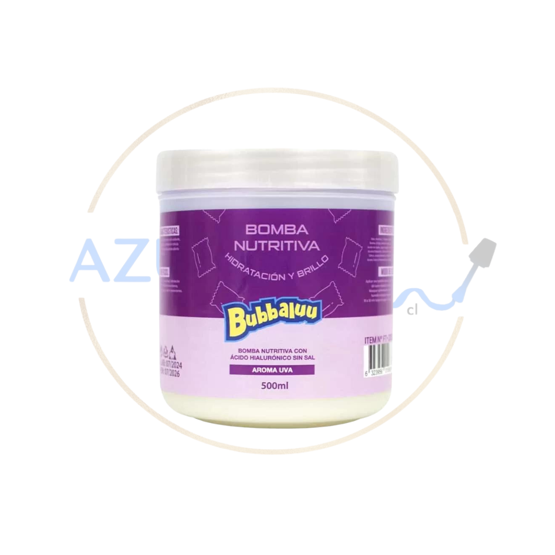 Bomba Nutritiva Capilar Bubbaluu Uva 500ml