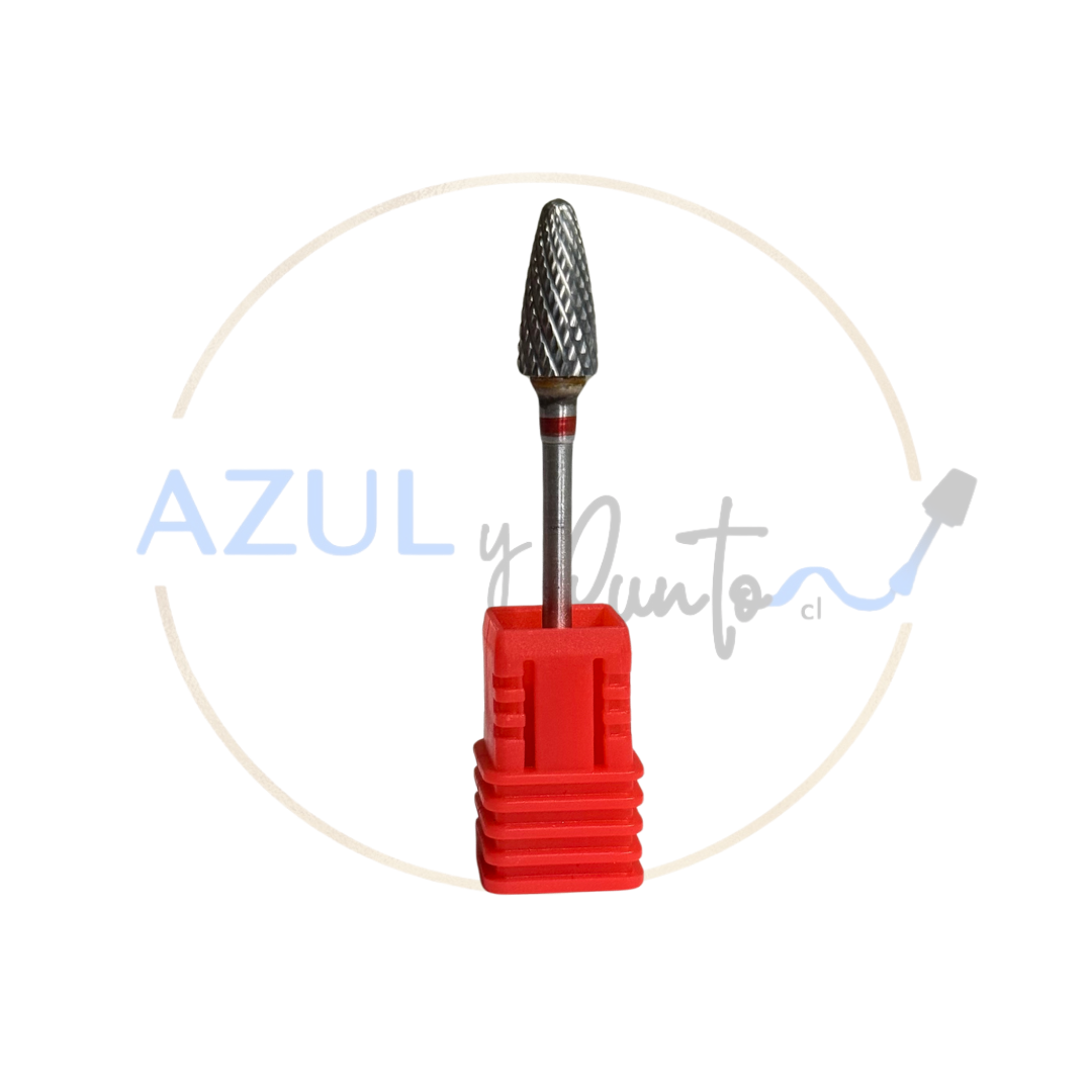 Fresa Tungsteno Rojo #2 MS-144