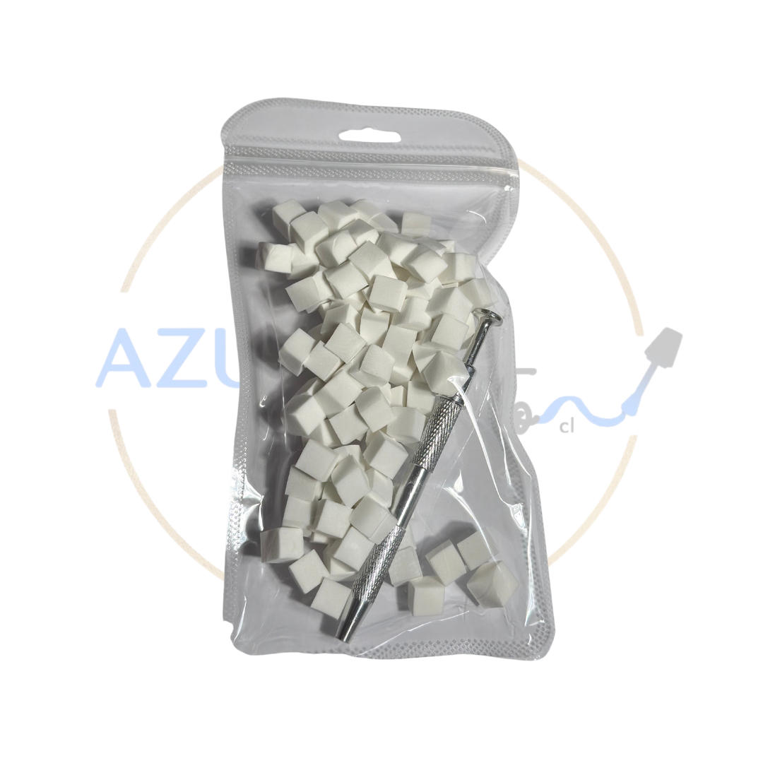 Esponjas degrade + lapiz 100unid