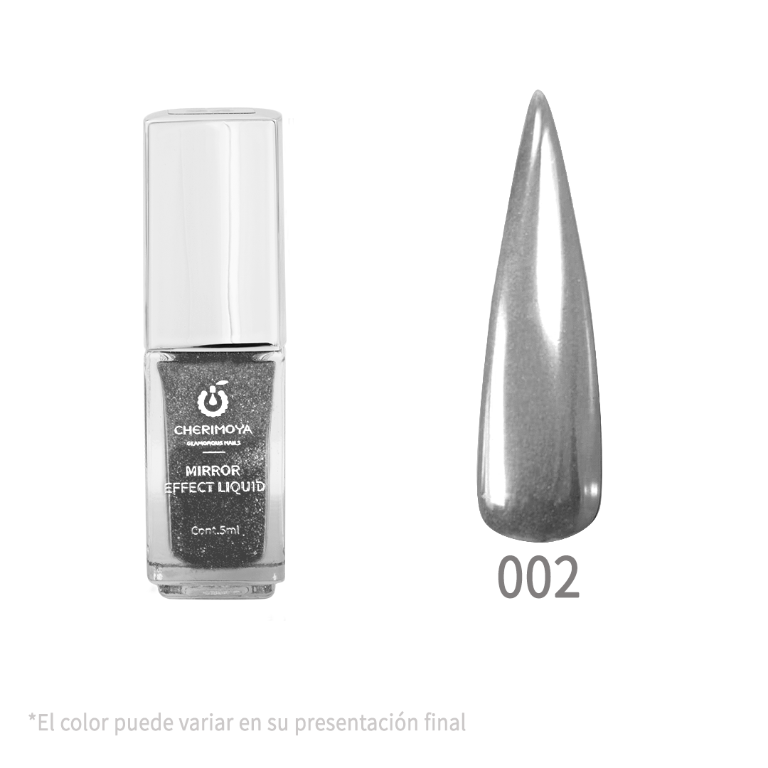 Efecto Espejo Plateado #002 Liquido Cherimoya