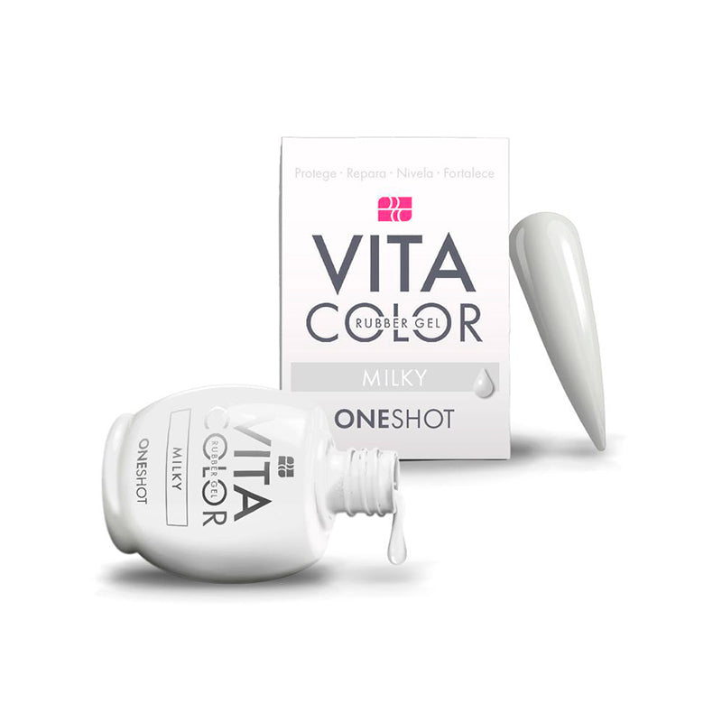 Vita Color Rubber Gel One Shot Milky