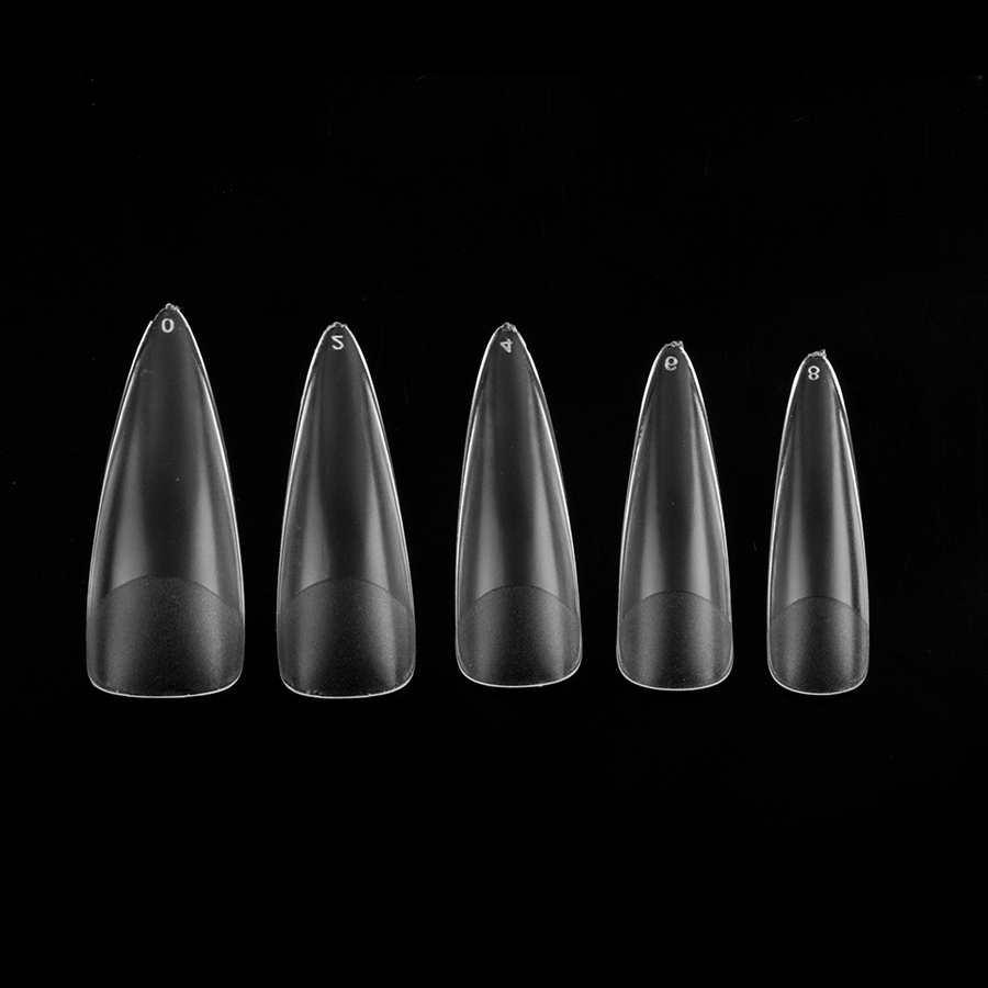 Tips Soft Gel Stiletto 120unid Cherimoya